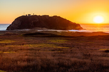 A Vibrant Sunset On The  California Coast 5