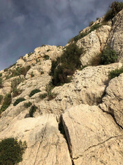 a rock for climbing up