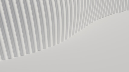 3d Rendering abstract white clear background