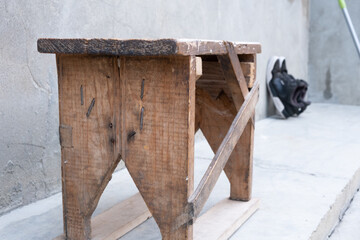 Very old bench from the country