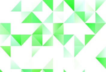 Light vector template with crystals, triangles.