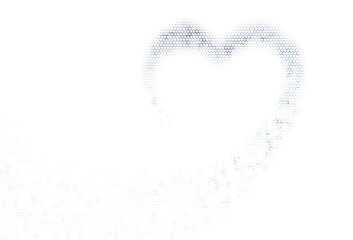 Light vector template with crystals, triangles.