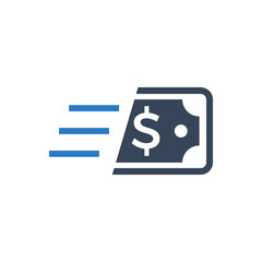 Quick money transfer icon