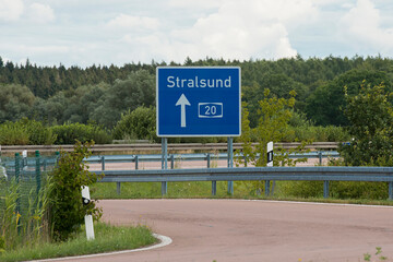 Autobahn Wegweiser
