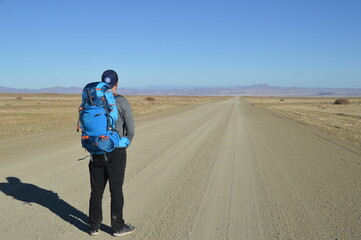 Road tripping through the Namibian Desert