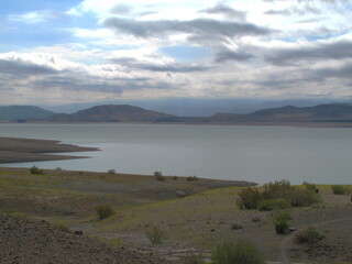 lake and clouds