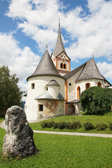 Fototapeta na wymiar Pittoreske Kirche in der Steiermark - Österreich