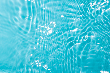 Cool and transparent ice cubes in summer