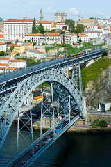 Ponte Luis I bridge between Porto and Vila Nova de Gaia