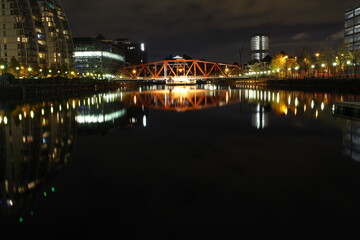 Fototapeta na wymiar Manchester at Night