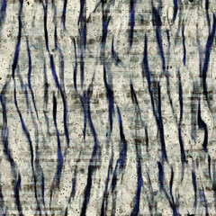 Seamless grungy pattern navy and cream texture. High quality illustration. Detailed intricate elegant repeat texture.