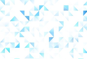 Fototapeta premium Light vector texture with triangular style.
