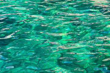  Beautiful green waters of chalkidiki sea 