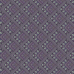 Vector nature patch pattern. Mosaic background