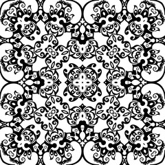 Vector ethnic hand drawn ornamental background.