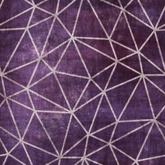 Seamless abstract pattern in tyrian purple. Detailed intricate highly textured feminine design. Repeat textile material for surface design. Girly fuchsia rich luxurious pattern. Geometric overlay.