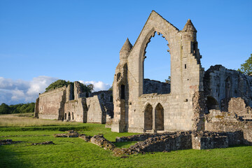 Fototapeta na wymiar Haughmond Abbey ruins in Shropshire, UK