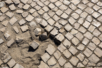 Passei em cal&ccedil;ada com um buraco