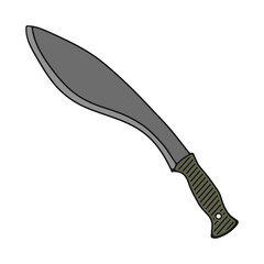 Vector illustration of machete