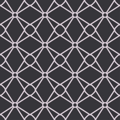 Fototapeta premium seamless abstract linear indian art ornamental pattern.