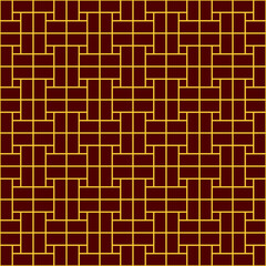 seamless abstract linear grid indian, persian or moroccan art ornamental pattern.