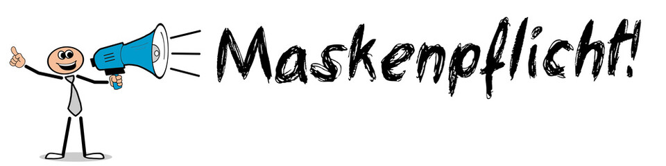 Fototapeta premium Maskenpflicht!