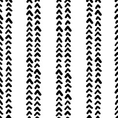Seamless pattern with arrow shapes, vector illustration