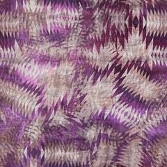 Seamless abstract pattern in tyrian purple. Detailed intricate highly textured feminine design. Repeat textile material for surface design. Girly fuchsia rich luxurious pattern. Geometric overlay.
