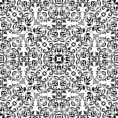 Vector ethnic hand drawn ornamental background.