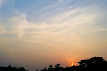 Fototapeta premium Sunset in the Sky