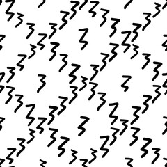 Seamless pattern with abstract shapes, vector illustration