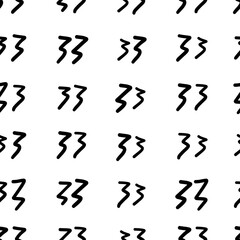Fototapeta premium Seamless pattern with abstract shapes, vector illustration