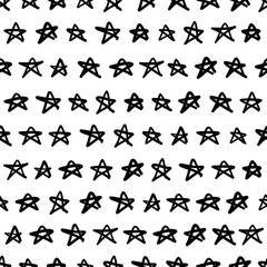 Seamless pattern with star shapes, vector illustration