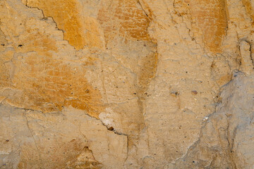 Sandstone wall background, seaside cliff, overlay