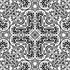 Vector ethnic hand drawn ornamental background.