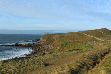 Atlantic Ocean coastal landscape at Mullaghmore, County Sligo, Ireland