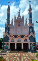 Our Lady of Fatima Church,  located at Perampalli, Udupi, Karnataka, India