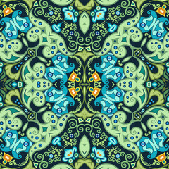 Vector ethnic nature ornamental background