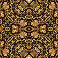 Vector ethnic nature ornamental background