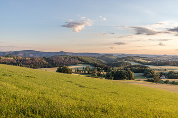 Fototapeta premium Panorma Szwajcarii Saksońskiej