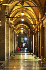 Naklejka na ściany i meble Arcades of Bologna. Italy