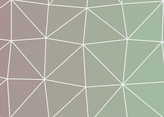 Fototapeta na wymiar Mint Green color Abstract color Low-Polygones Generative Art background illustration