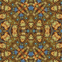 Vector ethnic nature ornamental background
