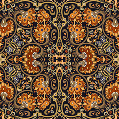 Vector ethnic nature ornamental background