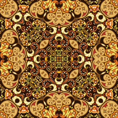 Vector ethnic nature ornamental background