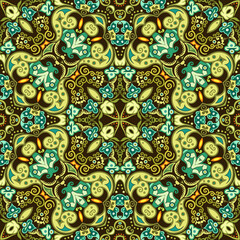 Vector ethnic nature ornamental background