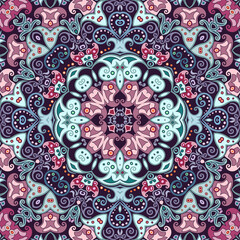 Vector ethnic nature ornamental background