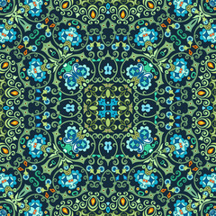 Vector ethnic nature ornamental background