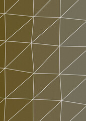 Fototapeta na wymiar Golden Orange color Abstract color Low-Polygones Generative Art background illustration