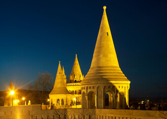 Fisherman's bastion in Budapest. Hungary